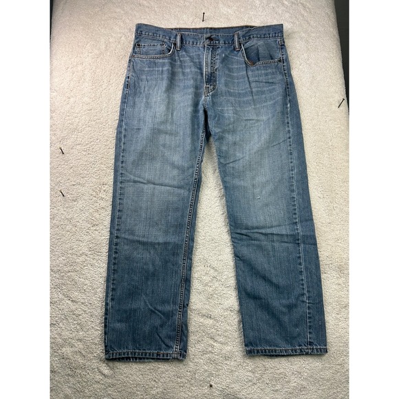 Levi's 559 Men's Jeans Light Wash Straight Leg 38x30 Cotton Denim - Picture 1 of 15